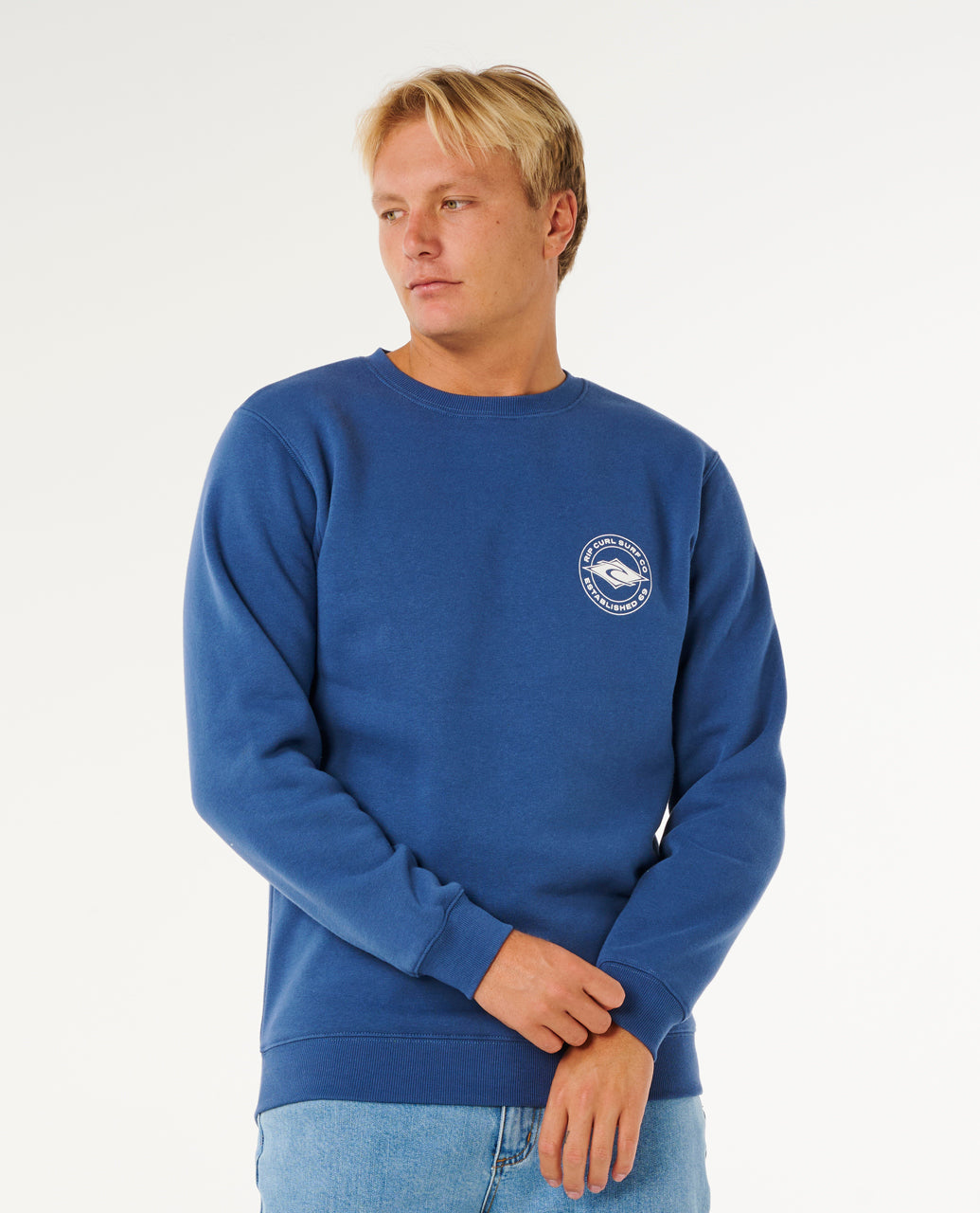STAPLER CREW - light navy