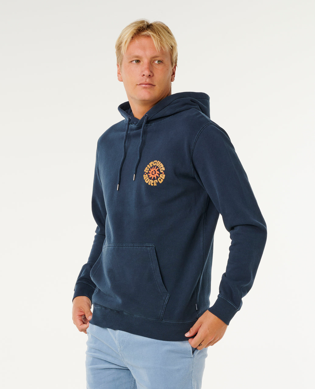 PACIFIC RINSE HOOD - dark navy