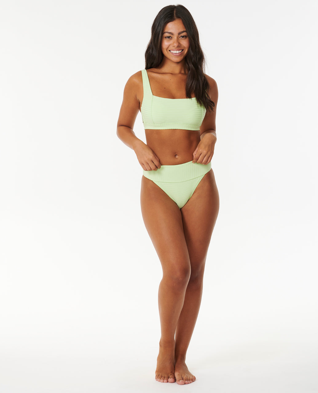 PREMIUM SURF D DD CROP - light green