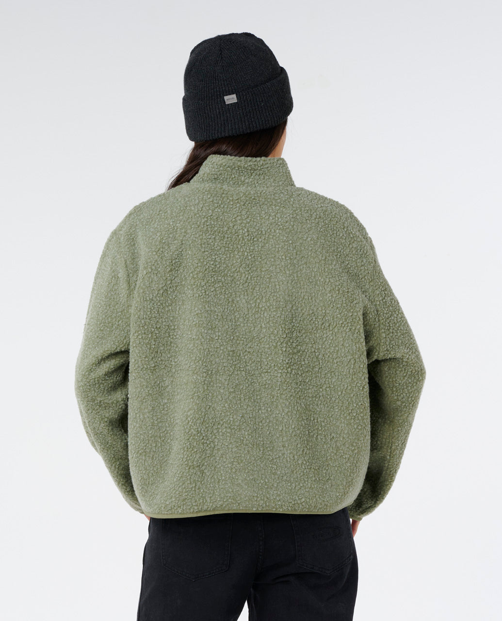 EVERY DAY ZT POL FLEECE - olive