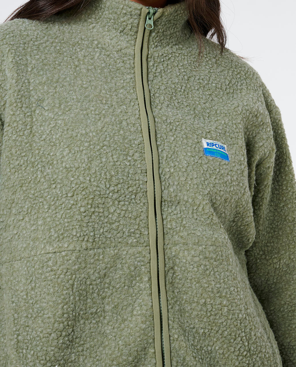 EVERY DAY ZT POL FLEECE - olive