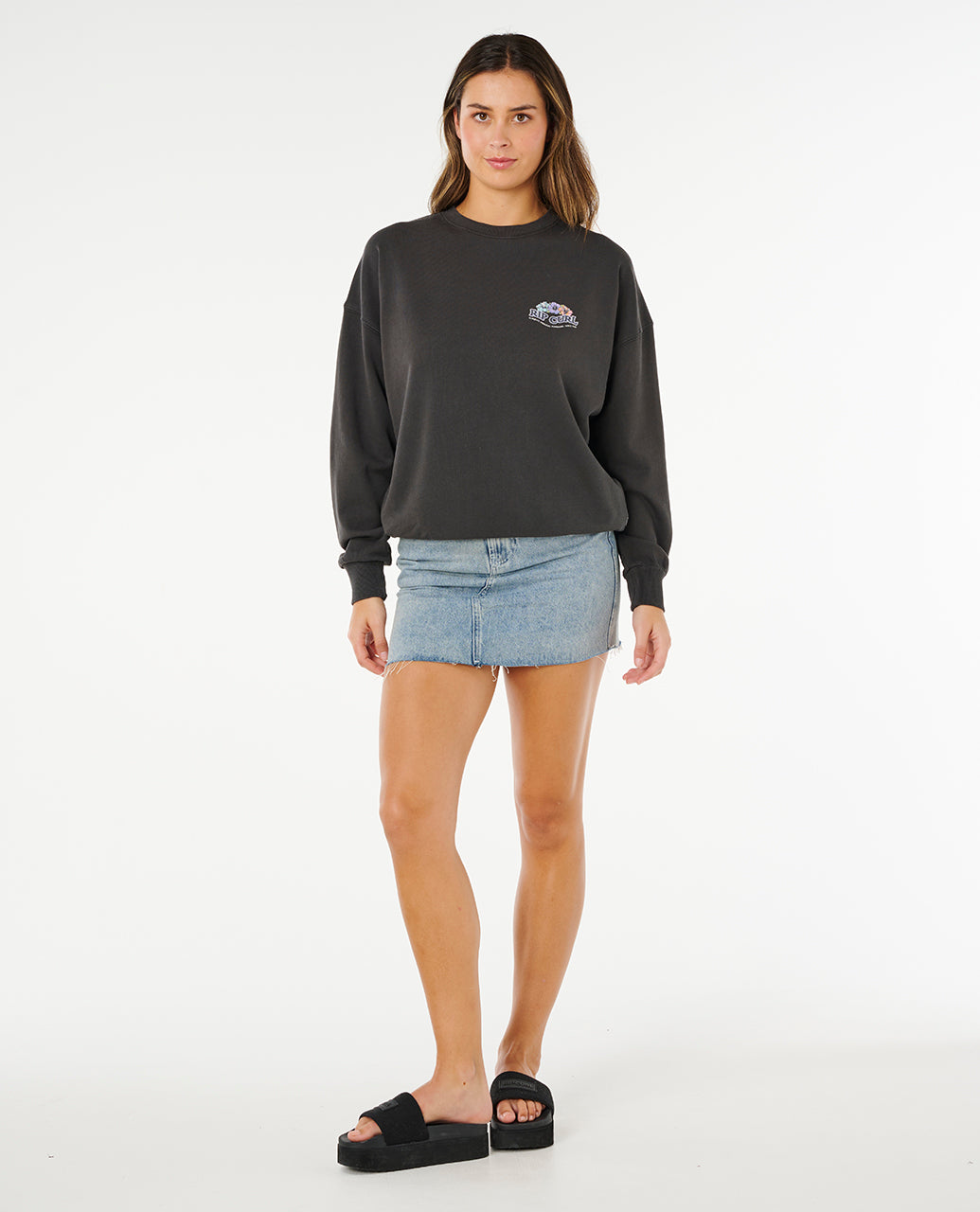 BELLS HERITAGE CREW - washed black
