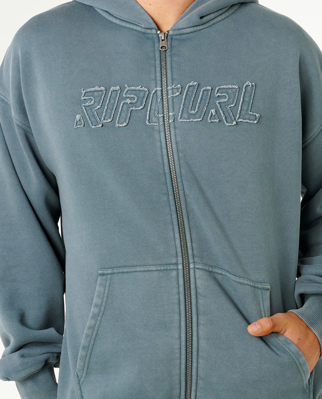 LIQUID TRIPS ZIP TH HOOD - pine night