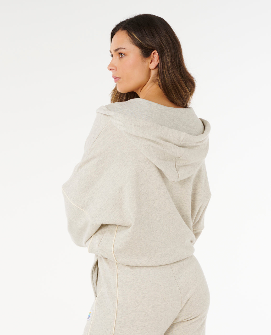 SURF SIDE SPLICED ZIP TH - grey marle