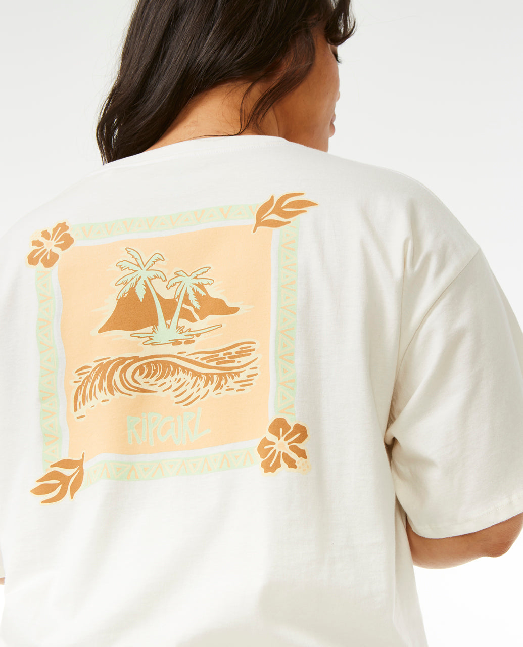 ISLAND HERITAGE TEE - bone