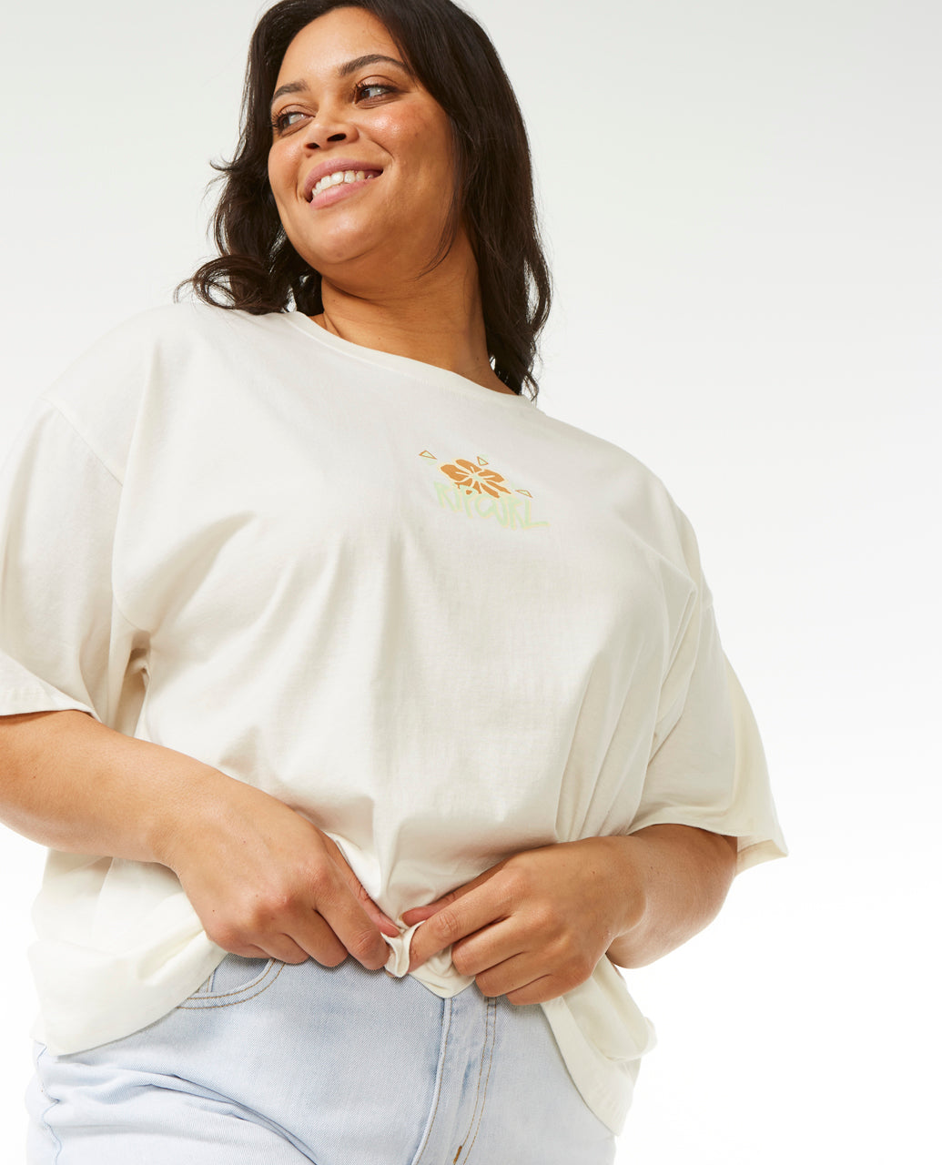 ISLAND HERITAGE TEE - bone