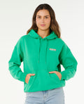 SURF REVIVAL HERTGE HOOD - bright green