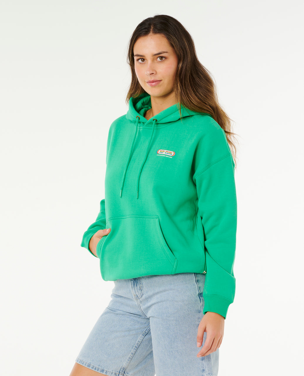 SURF REVIVAL HERTGE HOOD - bright green