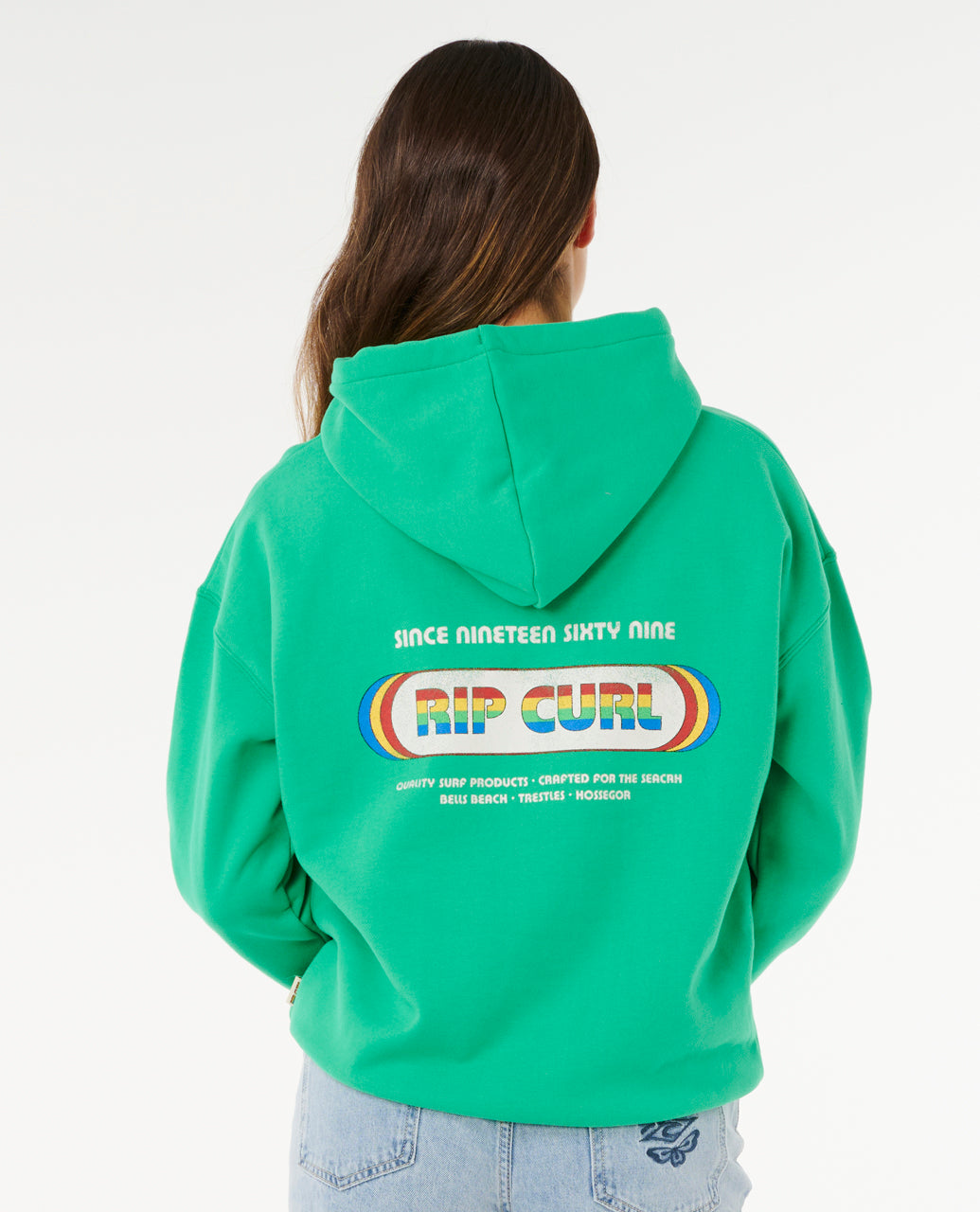 SURF REVIVAL HERTGE HOOD - bright green