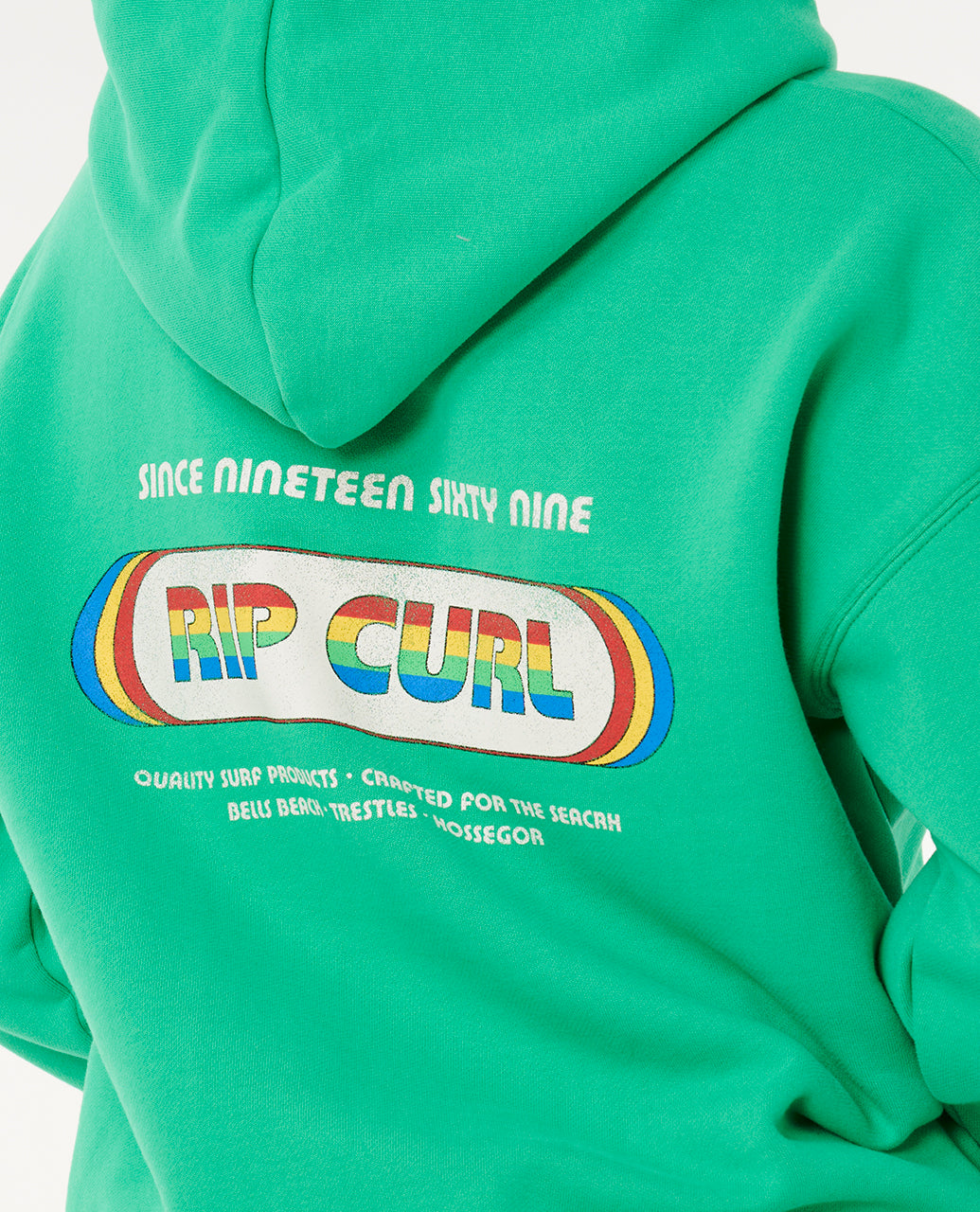 SURF REVIVAL HERTGE HOOD - bright green