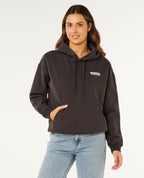 SURF REVIVAL HERTGE HOOD - washed black