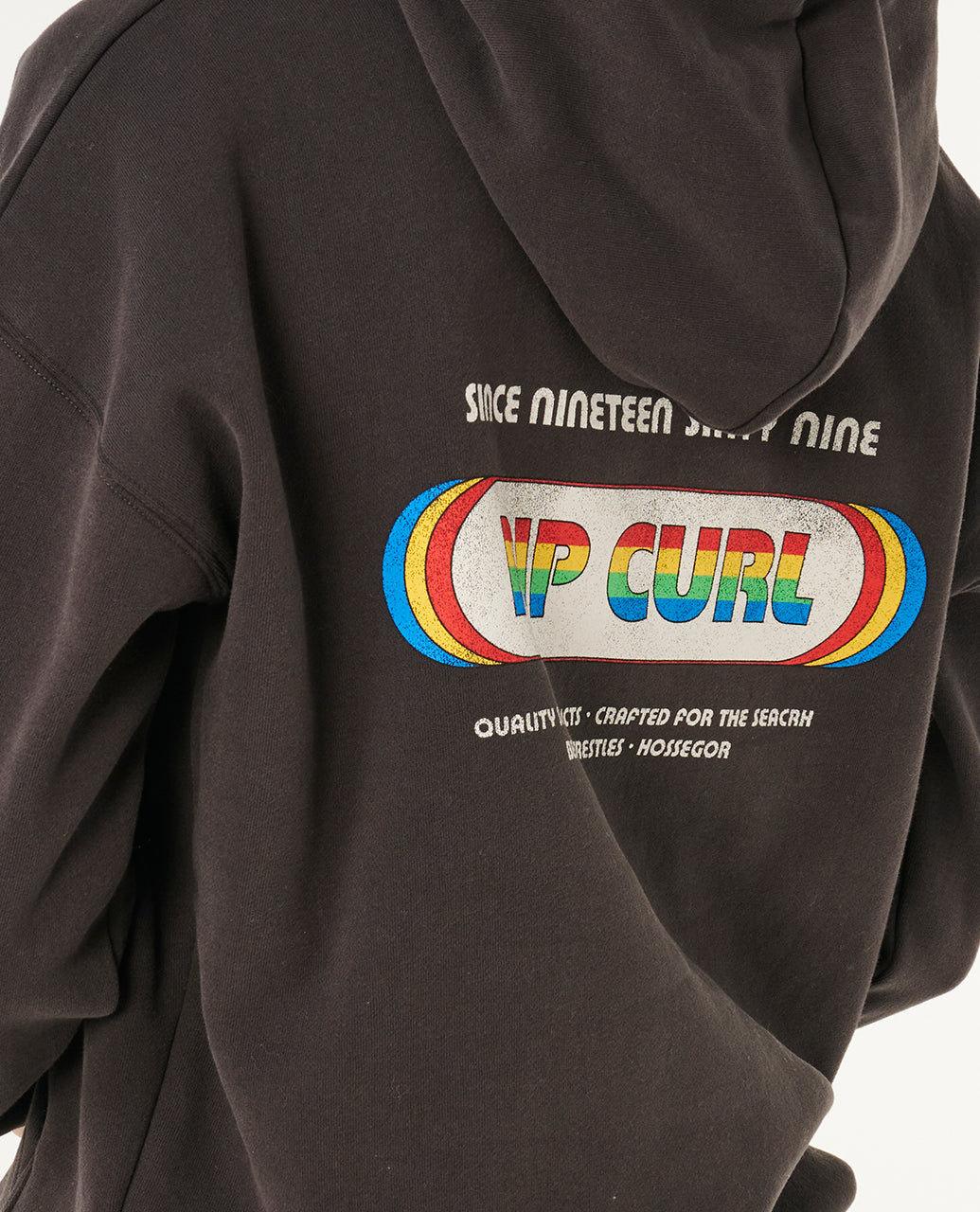 SURF REVIVAL HERTGE HOOD - washed black