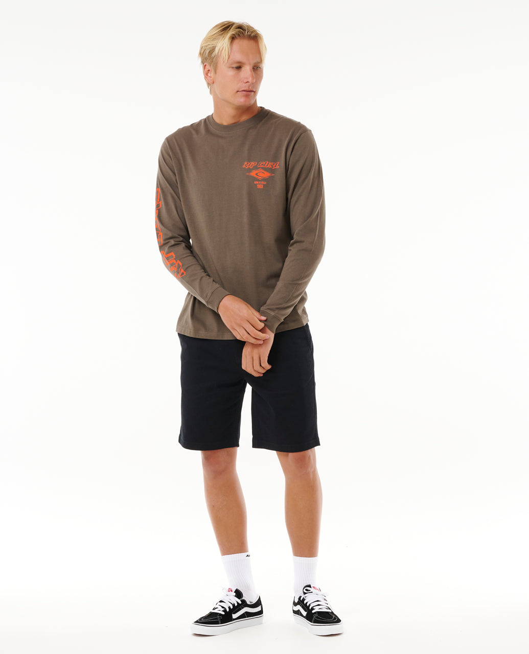 FADE OUT ICON L/S TEE - rock