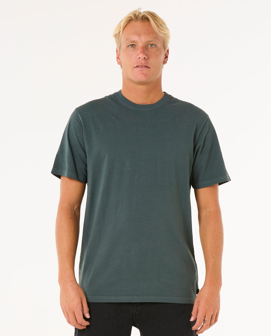 PLAIN II WASH T - pine night