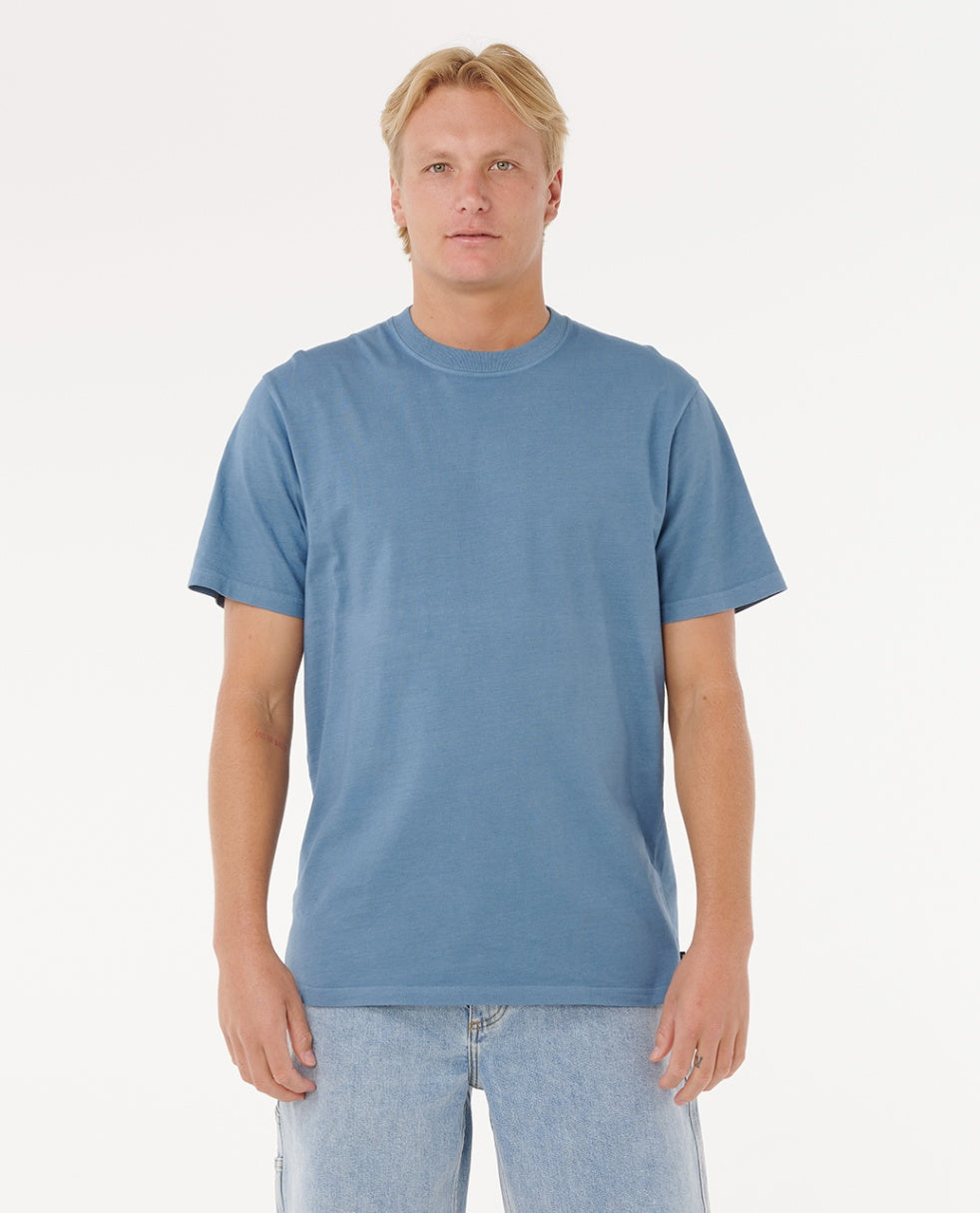 PLAIN II WASH T - bluefin