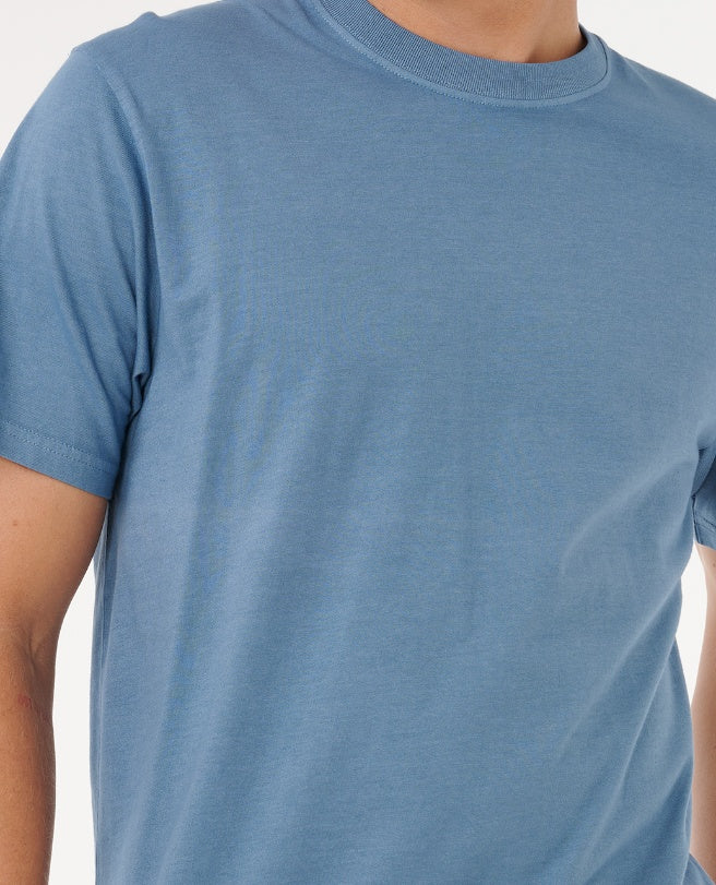 PLAIN II WASH T - bluefin