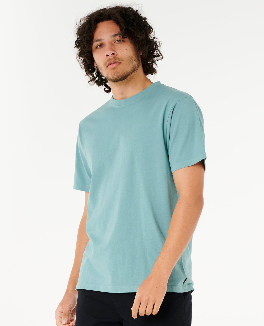 PLAIN II WASH T - blue lagoon
