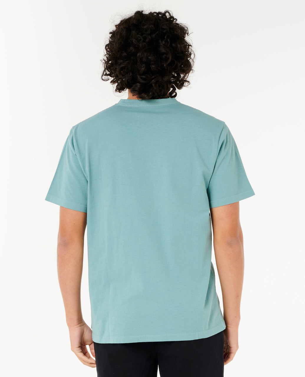 PLAIN II WASH T - blue lagoon