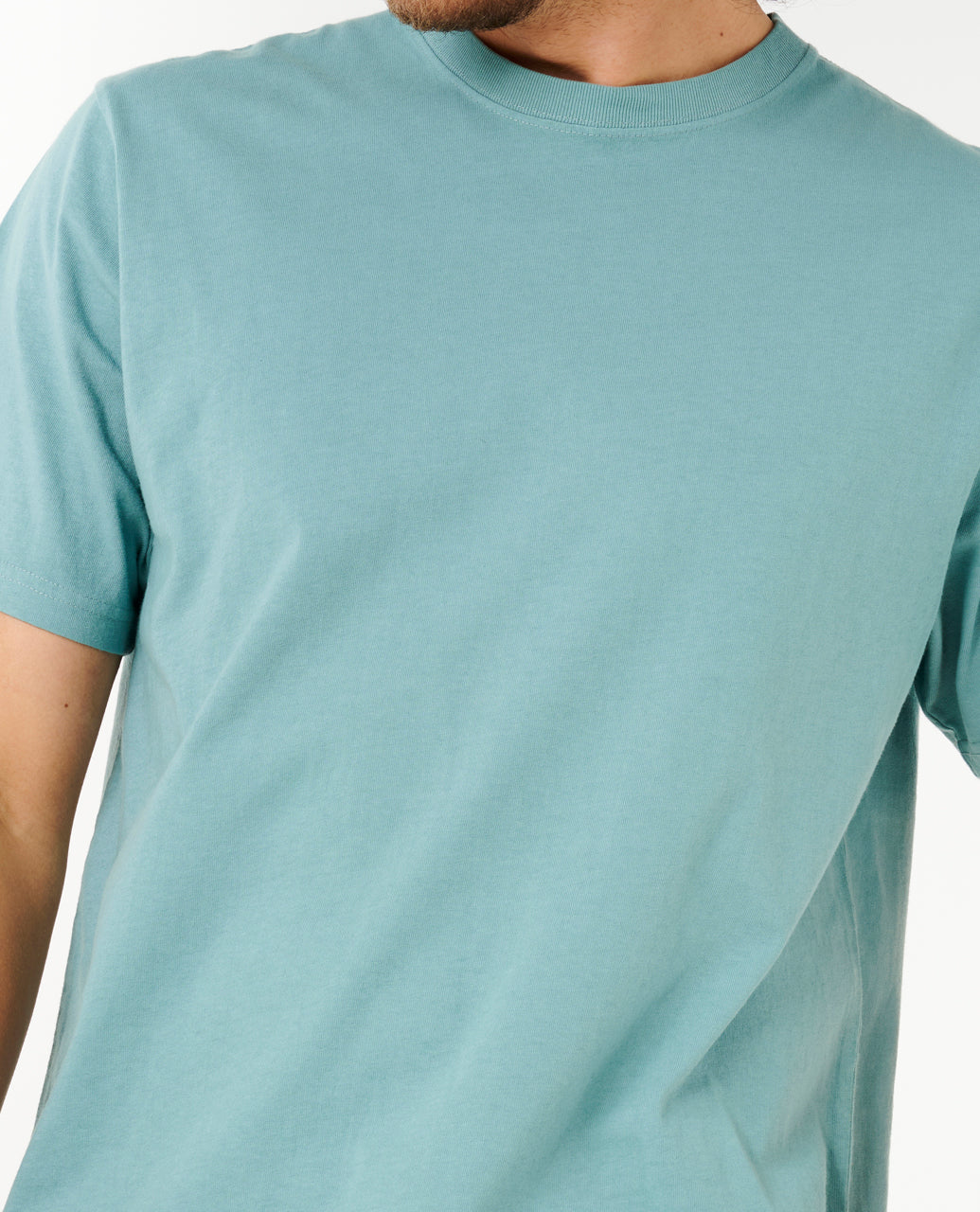 PLAIN II WASH T - blue lagoon