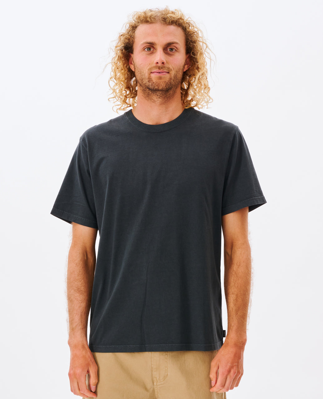 PLAIN II WASH T - washed black