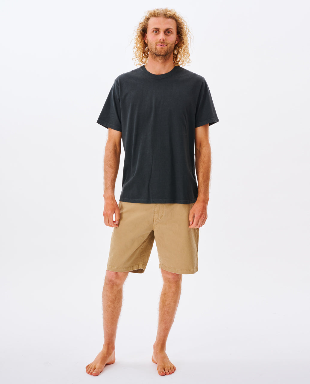 PLAIN II WASH T - washed black