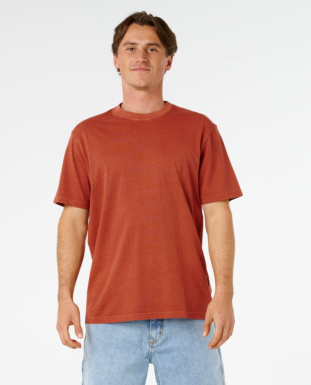 PLAIN II WASH T - baked clay