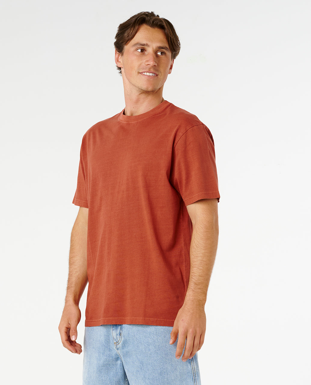 PLAIN II WASH T - baked clay