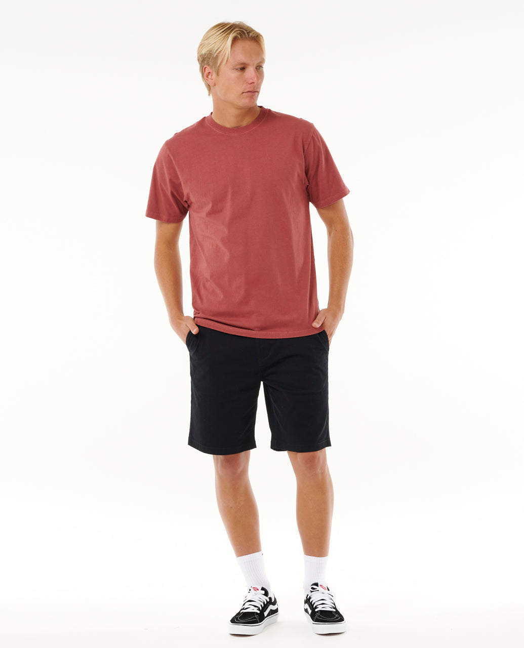 PLAIN II WASH T - apple butter