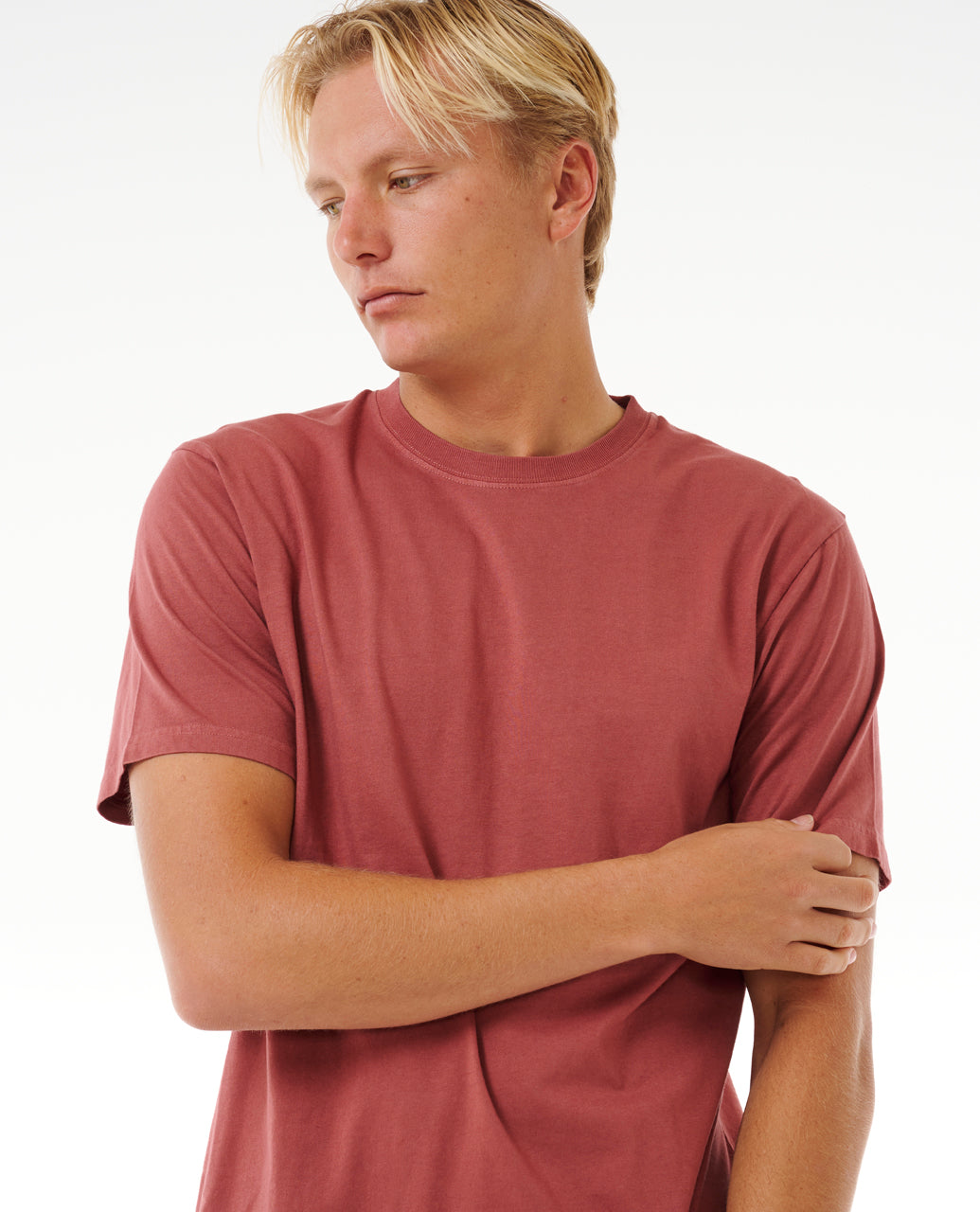 PLAIN II WASH T - apple butter