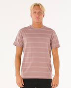 PLAIN STRIPE TEE - twilight mauve