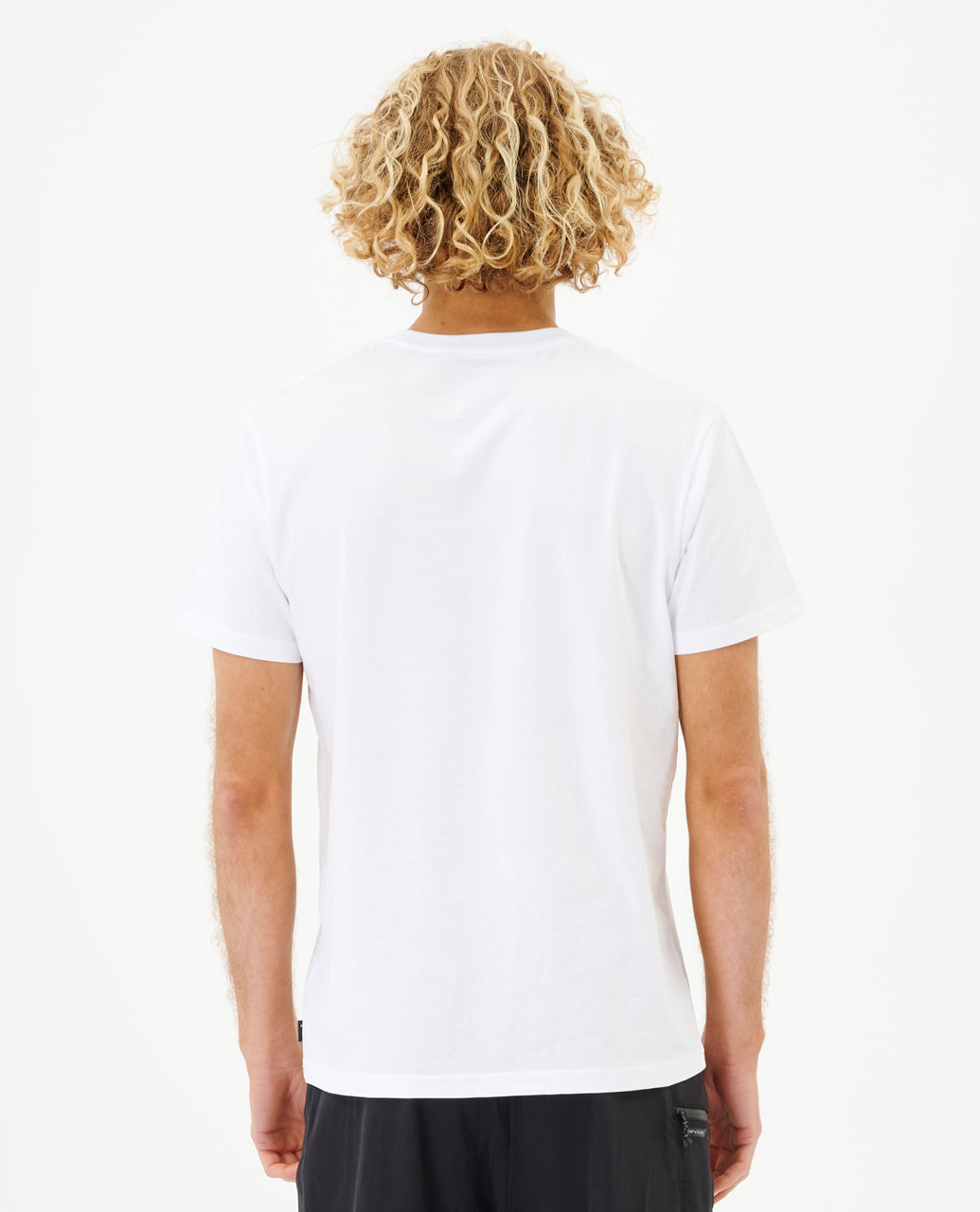 PLAIN POCKET TEE - white