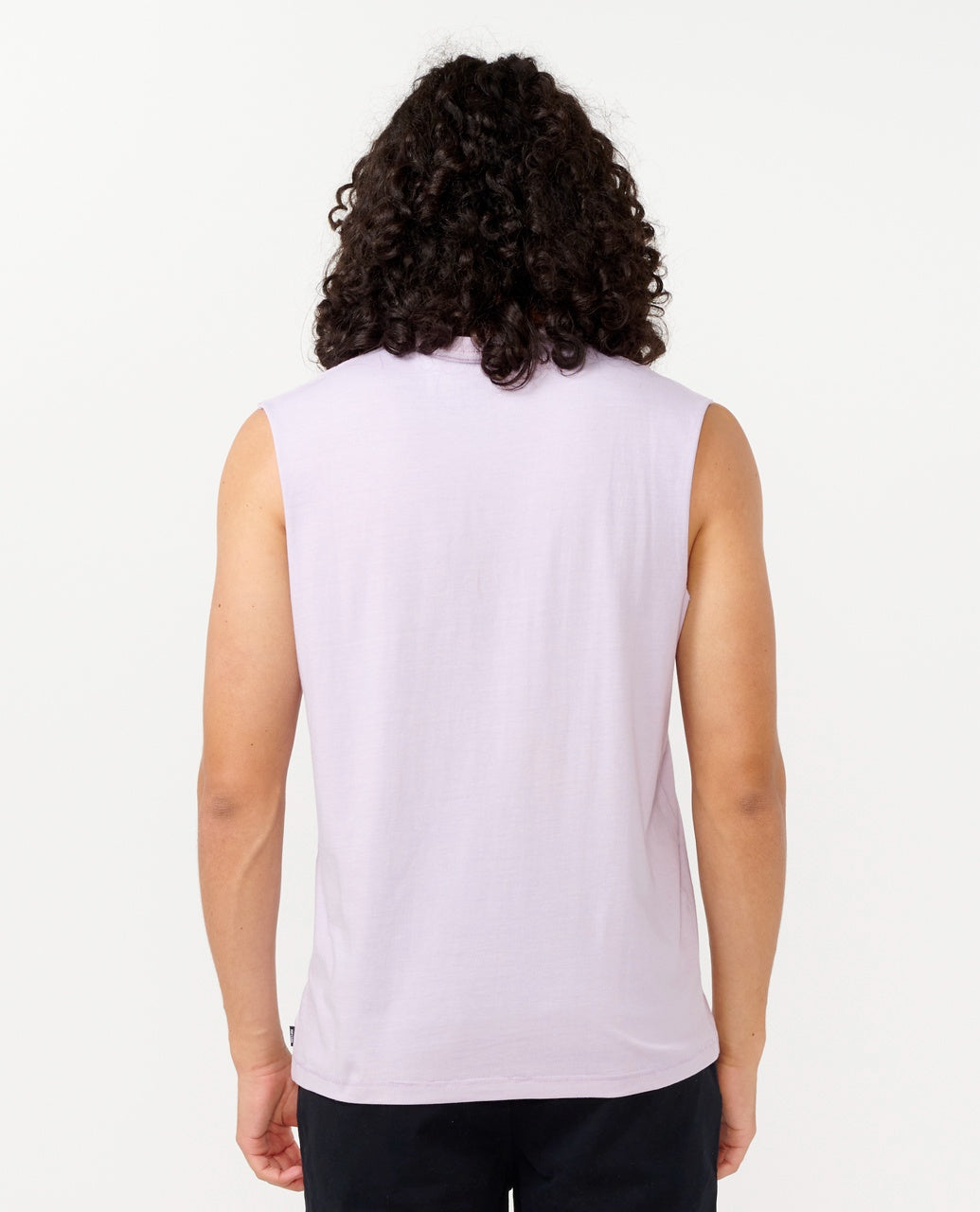 PLAIN II WASH MUSCLE - dusty lilac