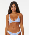 HOLIDAY TROPICS TRI TOP - mid blue