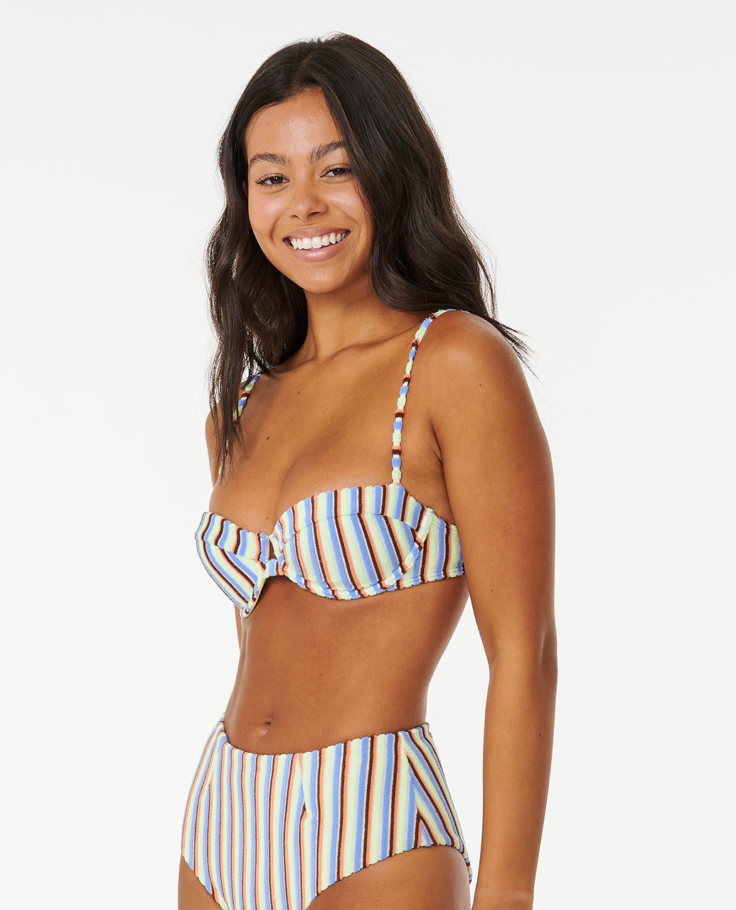TROPICS STRIPE BALCONETTE - multico