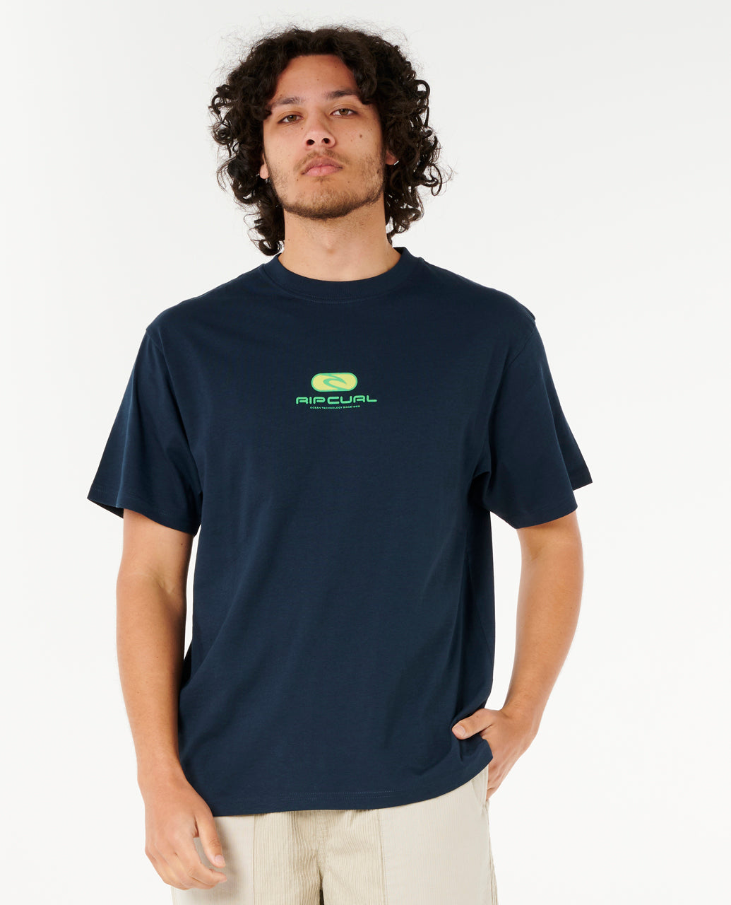 PILL ICON TEE - dark navy