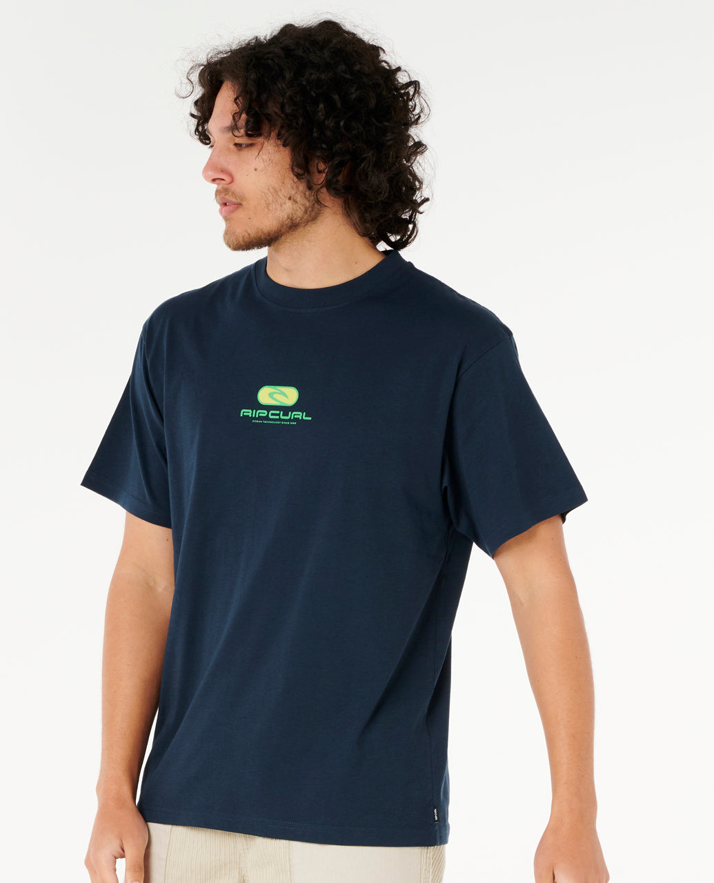 PILL ICON TEE - dark navy