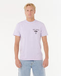 FADE OUT ICON TEE - iced lavender