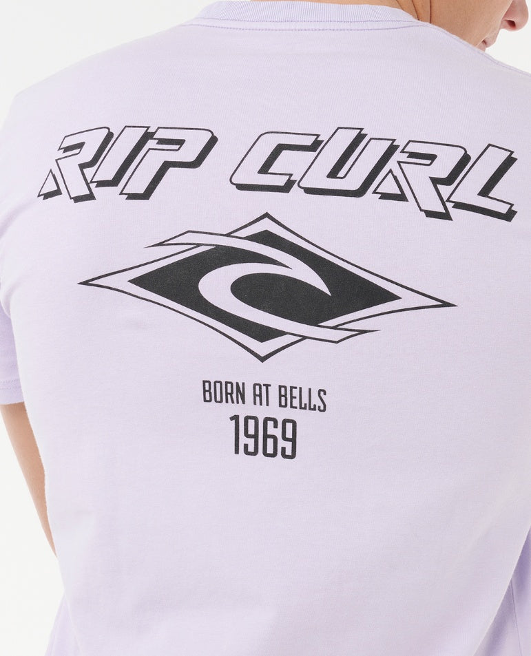 FADE OUT ICON TEE - iced lavender