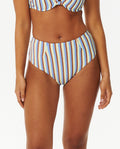 TROPICS STRIPE HIGH CHEEKY - multico