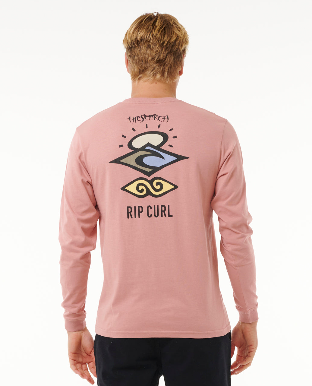 SEARCH ICON L/S TEE - mushroom