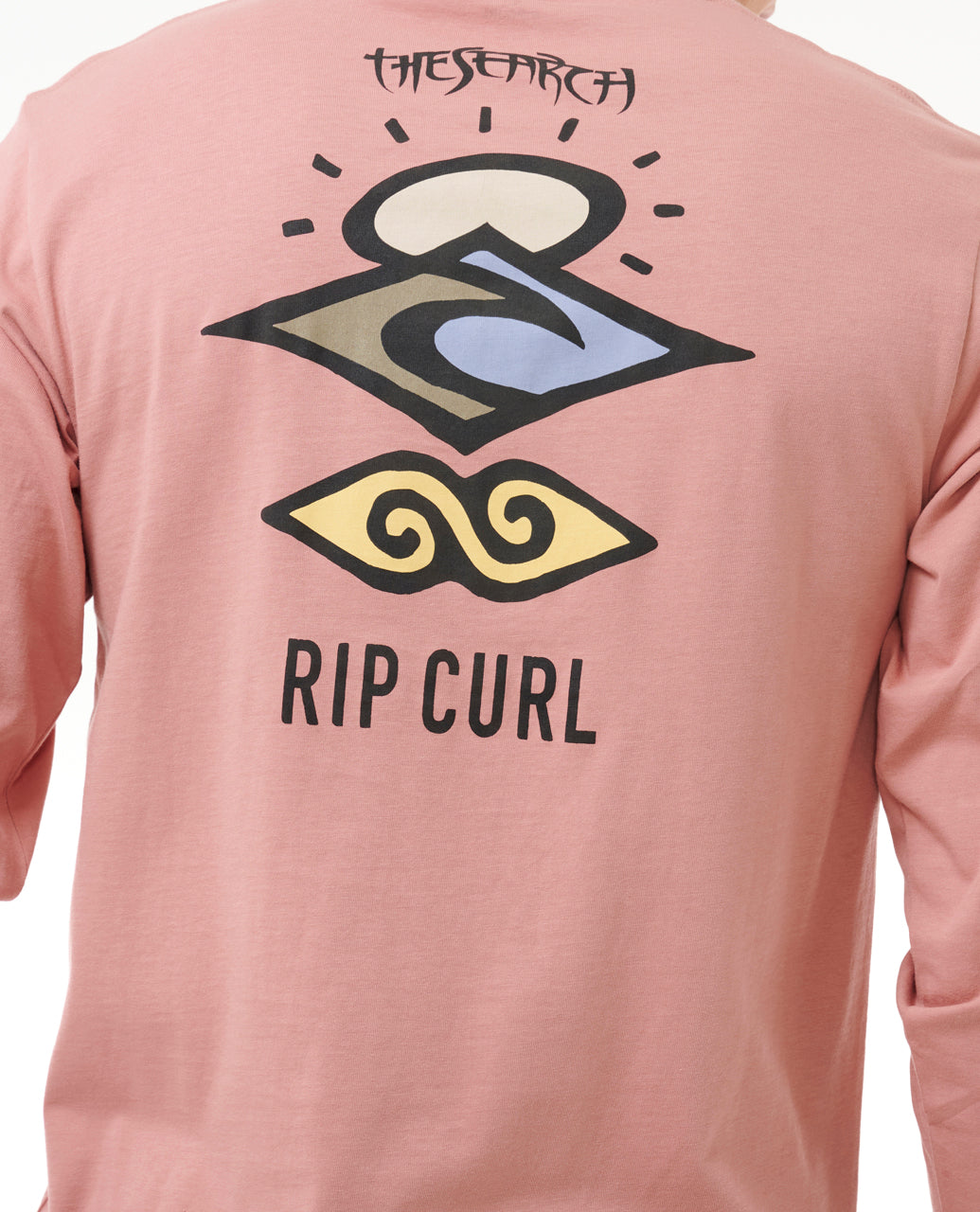 SEARCH ICON L/S TEE - mushroom