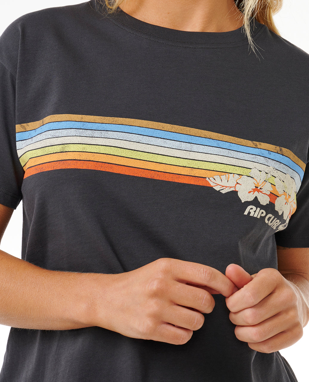 HOFFMAN RELAXED TEE - washed black