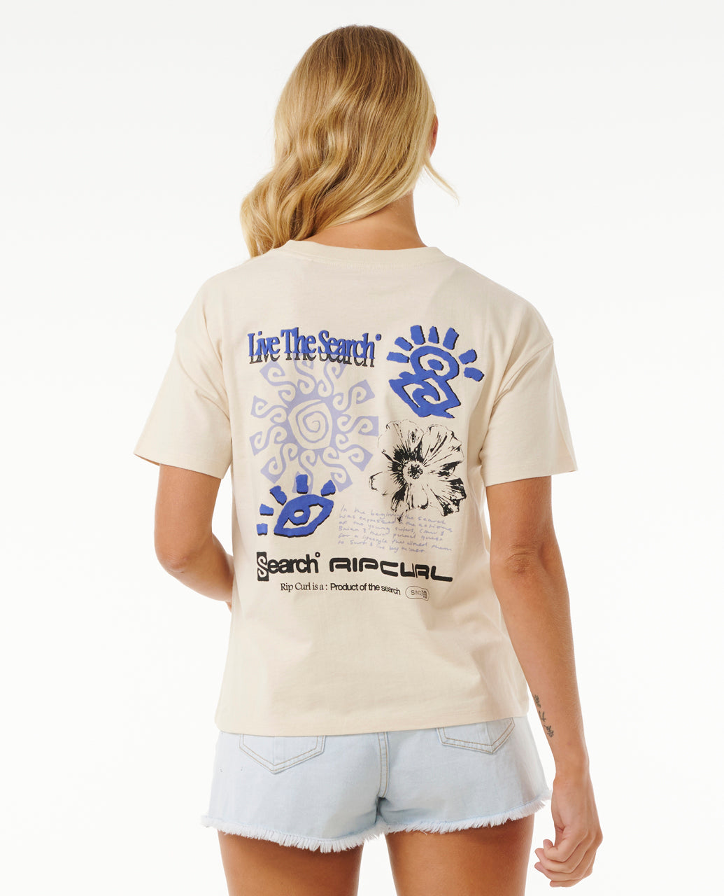 QUEST RELAXED TEE - off white
