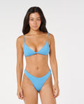 PREMIUM HI LEG SKIMPY - azure blue