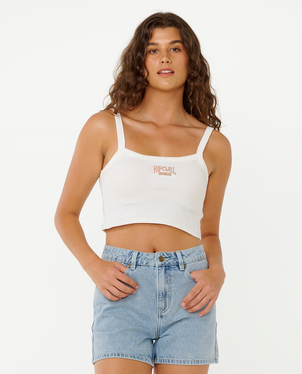 DREAMER 2 RIBBED TANK - bone