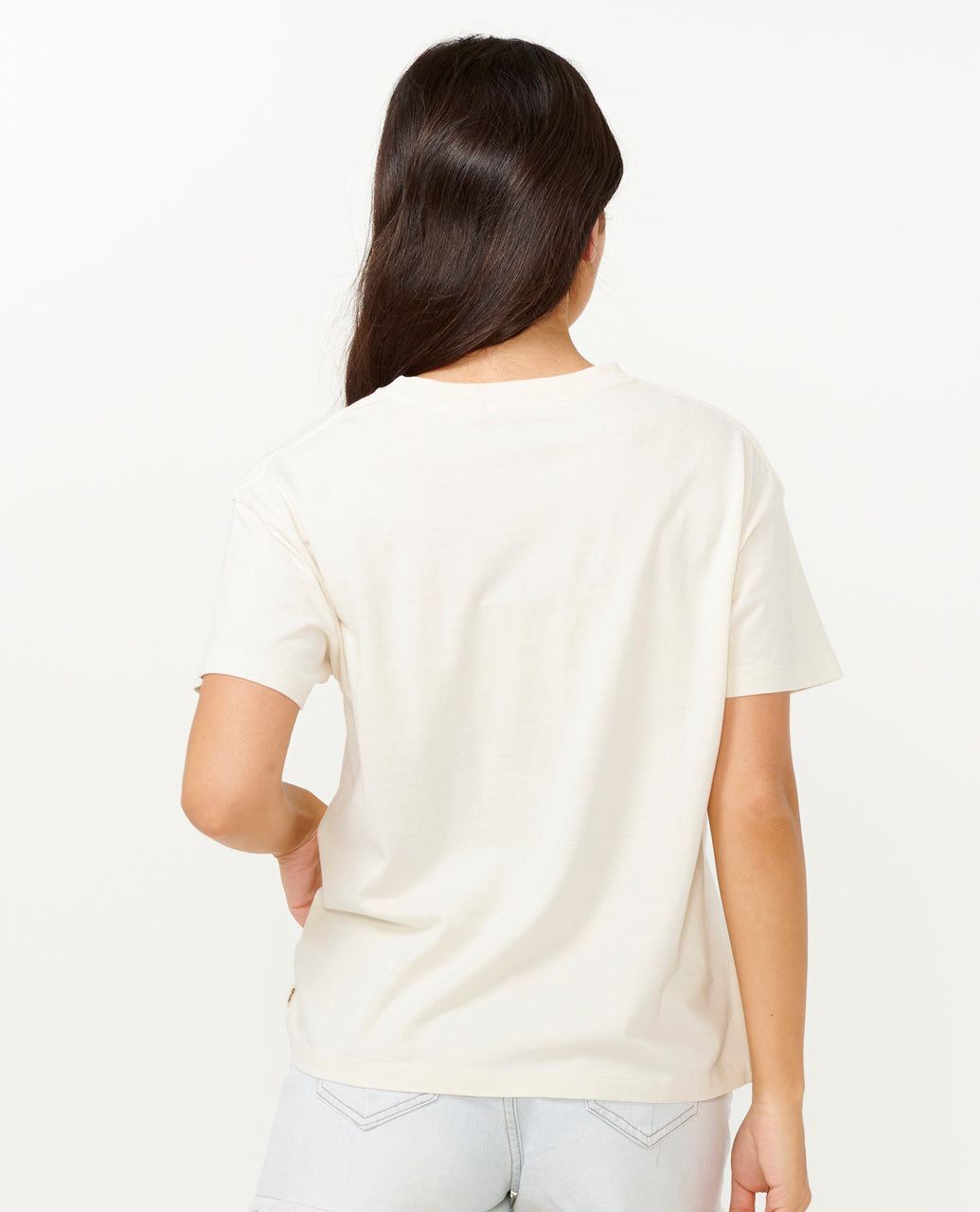 TROPICANA RELAXED TEE - bone