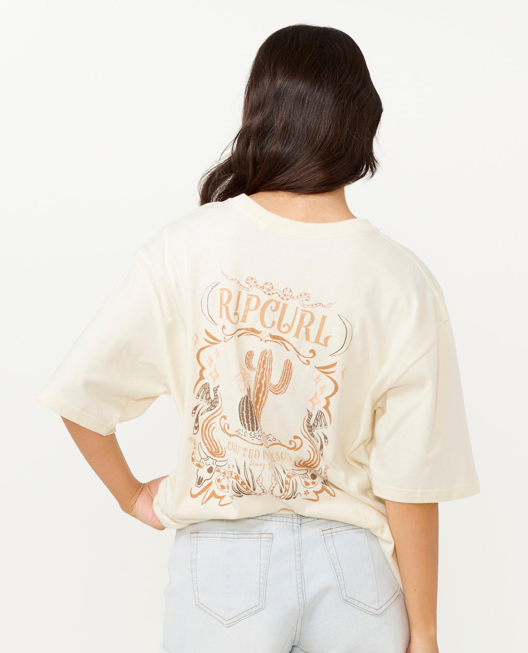 DESERT QUEEN HERITAGE TEE - bone
