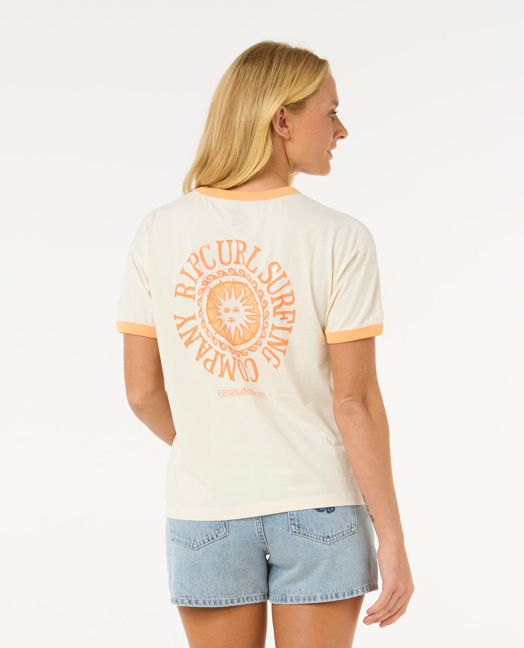 SAN CARLOS RINGER TEE - bone