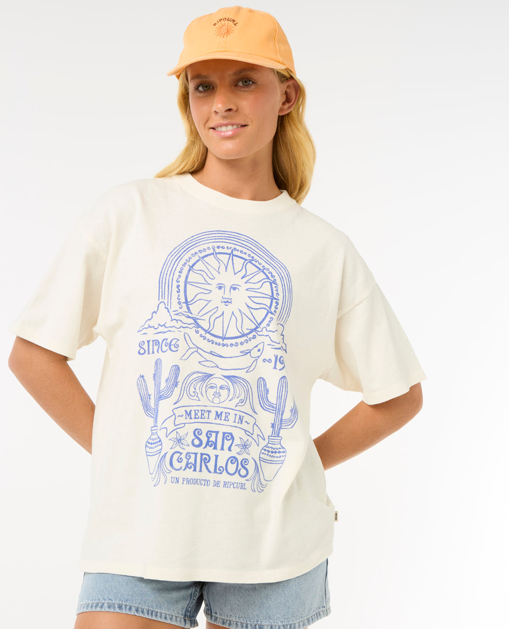 SAN CARLOS HERITAGE TEE - bone
