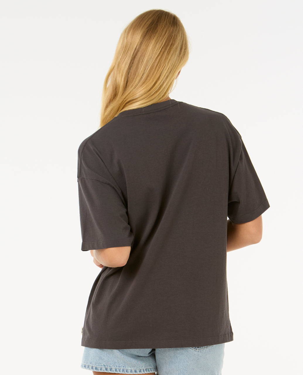 LUNA HERITAGE TEE - washed black